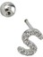 Gümüş Renk Harf Piercing - S Harfpiercing 5