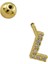 Gold Harf Piercing - L Harfpiercing 5