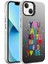 iPhone 13 Uyumlu Desenli Hgea Silver Sert Kapak-You 1