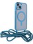 Iphone 14 Kılıf Divo Lazer Askılı Magsafe Kapak - Sierra Blue Bstmy 4
