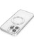 Iphone 15 Pro Kılıf Metal Bumper Magneticsafe Kapak - Gümüş Bstmy 4