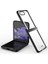Samsung Galaxy Z Flip 4 Kılıf Fold Element Kapak - Siyah Bstmy 1