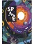 Uzay Güneş Sistemi Astronot Retro Ahşap Poster 1