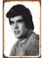 Tarık Akan Yeşilçam Siyah Beyaz Portre Retro Ahşap Poster 1