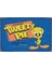 Tweety Pie Çizgi Film Retro Ahşap Poster 1