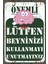 Beyninizi Kullanmayı Unutmayınız Uyarı Levhası Tablo Komik Esprili Sözler Retro Ahşap Poster 1