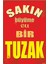 Sakın Büyüme Bu Bir Tuzak Duvar Yazııları Retro Ahşap Poster 1