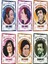 Yeşilçam Türk Sineması Portreler ve Replikleri Serisi -3- 6lı Mini Retro Ahşap Poster Seti 1
