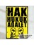 Hak Hukuk Adalet Özlü Sözler Duvar Yazıları Retro Ahşap Poster Tablo 1