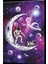 Uzayda Hayat Var Eğlenceli Astronot-16 Retro Ahşap Poster 1