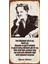 Nazım Hikmet Seni Düşünmek Güzel Şey (10 cm x 20 Cm) Mini Retro Ahşap 1