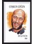 Tecavüzcü Coşkun Yeşilçam Kötüleri Çerçeve Görünümlü Retro Ahşap Poster 1