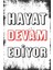 Hayat Devam Ediyor Motivasyon Duvar Yazıları Retro Ahşap Poster 1