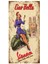 Italya Roma Ciao Bella Vespa Motor Pin Up Kızı Mini Retro Ahşap Poster 1