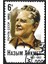 Nazım Hikmet Anısın Hatıra Pulu Sovyetler Birliği Cccp Ev Dekorasyon Tablo Retro Ahşap Poster 1