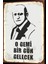 O Gemi Bir Gün Gelecek Leyla ile Mecnun Retro Ahşap Poster 1