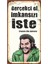 Ernesto Che Guevara Ahşap Edebiyat Poster 1