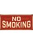 No Smoking (10 cm x 20 Cm) Mini Retro Ahşap Poster 1
