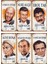 Yeşliçamın Kötüleri Coşkun Erol Taş Nuri Alço Aliye Rona 6lı Mini Retro Ahşap Poster 1