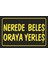 Nerede Beleş Oraya Yerleş Komik Sözler Duvar Yazıları Ev Dekorasyon Tablo Retro Ahşap Poster 1