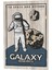 Uzay Araştırmaları Galaksi Meteor Asteroit Astronot Ahşap Desenli Retro Vintage Ahşap Poster 1