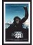 Maymunlar Cehennemi Sinema Afişi Çerçeve Görünümlü Retro Ahşap Poster 1
