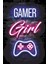 Gamer Girl Pc Konsol Pc Oyun Oyuncu Ev Dekorasyon Tablo Retro Ahşap Poster 1