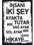 Insanı Iki Şey Ayakta Tutar Komik Sözler Retro Ahşap Poster 1