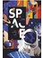 Uzay Astronot Güneş Sistemi Retro Ahşap Poster 1