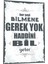 Duvar Yazıları Her Şeyi Bilmene Gerek Yok Haddini Bil Yeter Retro Ahşap Poster 788 1