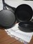 3'lü Tava Set Döküm Granit 20-24-28 cm 2