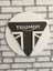 Trıumph Logo | 50X50 Trıumph Araba Logosu | Trıumph Marka Logosu | 3D Trıumph Logo | Strafor Logo 1