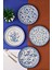 Porselen Blue Heaven Pasta Takımı 20CM 4 Kişilik 4 Parça TVL4PTPRS1194 1