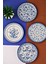 Porselen Blue Heaven Pasta Takımı 20CM 4 Kişilik 4 Parça TVL4PTPRS1194 5