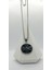 Silver Renk Pusula Çelik Kolye ( 60 cm ) 1