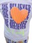 Kız Çocuk Desenli Kolsuz Lila T-Shirt Ebru Desenli Tayt İkili Takım 3-4 Yaş 5
