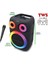 KLN200 25W 8 Inç Mikrofonlu Rgb Bluetooth Hoparlör 3
