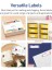 Easy Peel Adres Etiketi, Inkjet Yazıcı Için, 2'li Paket 3