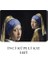 Inci Küpeli Kız, Johannes Vermeer 1665, A4 Defter 9, Çizgisiz, Toplam 64 Sayfa, Tel Dikiş, Esnek Kapak, Oval Kenar, Tuval Doku, 60 Gram, Sarı Krem Renk, 21X29,7X0,5CM 2