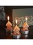 Home New Year 24 Ginger House 3'lü Tealight Mum 18X5X6 cm 1