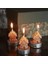 Home New Year 24 Ginger House 3'lü Tealight Mum 18X5X6 cm 3