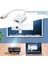 8744 Dijital HDMI To VGA Görüntü Çevirici Aparat Beyaz HDMI Çıkışlı Bilgisayarların Görüntüsünü VGA Girişli Monitör, Projeksiyon Vb Görüntü Cihazlarına Aktarır, Çevirir. (Beyaz) 2