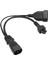 C14 Ila C5 Eu4.0 Y Ayırıcı Güç Fişi Kablosu Tek Iec 320 C14 Erkek Ila C5 Eu4.0 Dişi Ayırıcı Adaptör Kablosu 1ft (Yurt Dışından) 1