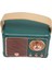 Retro Bluetooth Hoparlör Hifi Stereo Hızlı Iletim Düşük Güç Tüketimi Taşınabilir Vintage Hoparlör Ev Dış Mekan Yeşil (Yurt Dışından) 5