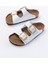 ASKAP-101 Beyaz Günlük Birkenstock Kadın Terlik 3