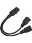 Y Ayırıcı Güç Fişi Kablosu Iec 320 C14 Erkekten Çifte 5 15R Dişi Ayırıcı Adaptör Kablosu 11,8 Inç 10A 125‑ (Yurt Dışından) 3