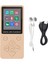 Mp3 Mp4 Oynatıcı Bluetooth 5.0 Süper Ince 1.8 Inç Renkli Ekran 128G Genişletilebilir Bellek Taşınabilir Video Müzik Oynatıcı Altın (Yurt Dışından) 1