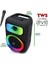 KLN130 25W 8 Inç Mikrofonlu Rgb Bluetooth Hoparlör 4