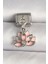 Erb 316L Çelik Gümüş Renk Pembe Lotus Model Zirkon Taş Detaylı Nomination Charm 1