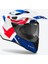 Aıroh Commander 2 Reveal Blue Red Gloss Kask 3